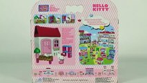 Hello Kitty Library - Mega Bloks Building Blocks Toy Unboxing, Build and Play