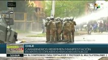 Protesta en apoyo a mapuches en Chile deja al menos 30 detenidos