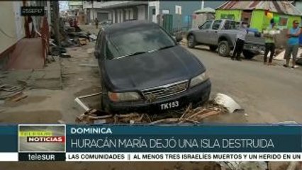 Dominica: estiman que huracán María afectó al 98% de la isla