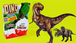 Открываем Киндер Сюрпризы Динозавры Dinosaur Kinder Surprise toys Animation