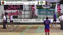 Quarts de finale du tir de précision, Mondial Seniors, Casablanca 2017