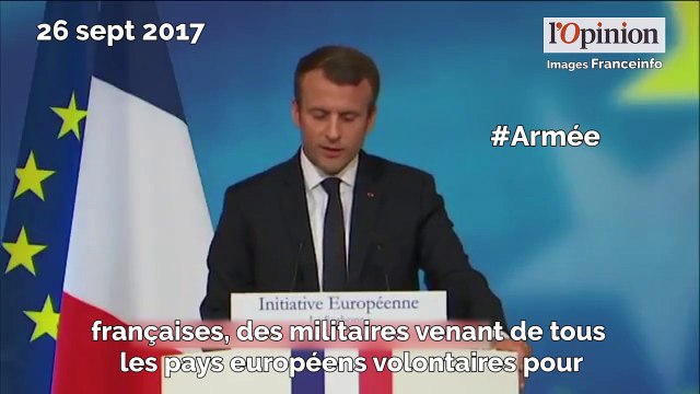 Armée, terrorisme, enseignement... Macron expose ses projets européens
