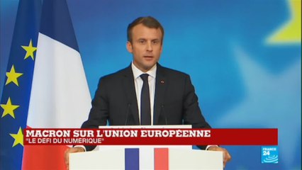 REPLAY - Discours d''Emmanuel Macron sur l''Union européenne