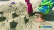 Thomas and Friends Surprise Toys in the sand at the Beach Toy Trains for Kids Family Fun T