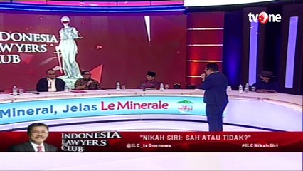 Indonesia Lawyers Club - "Nikah Siri: Sah atau Tidak?" (Part 2)