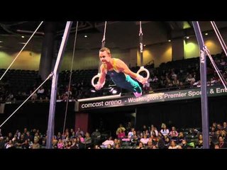 Joshua Jefferis - Still Rings Finals - 2012 Kellogg's Pacific Rim Championships