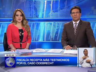 Fiscalía recepta más testimonios por el Caso Odebrecht