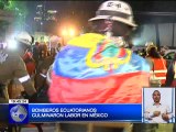 Bomberos ecuatorianos son destacados en México