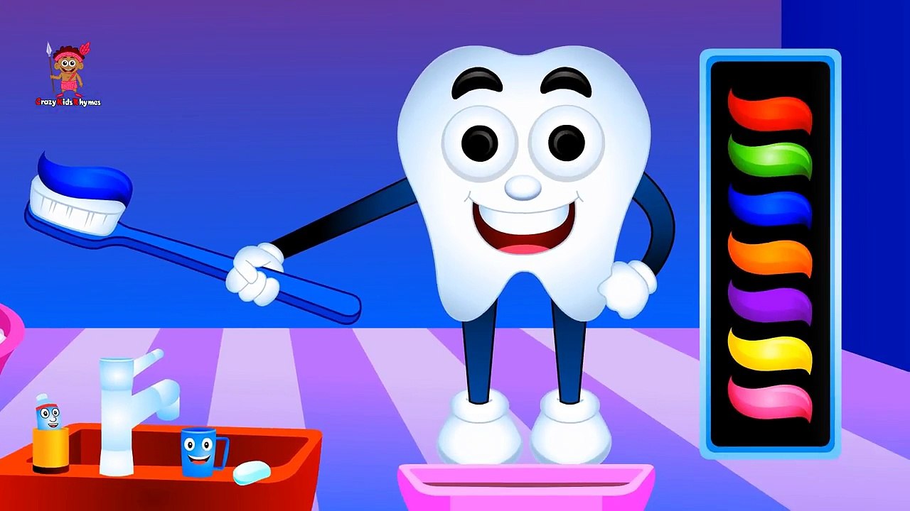 Learn Colors for Children with Baby Teeth | Wooden Throwing Rings Toy | Kids Educational Videos