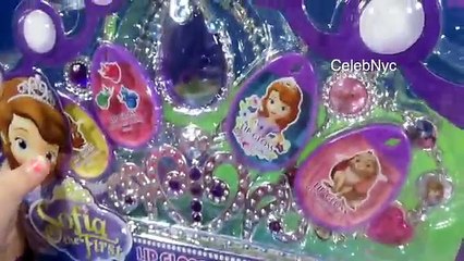 Sofia the First Princess Lip Gloss Amulet Crown Jewelry Kit