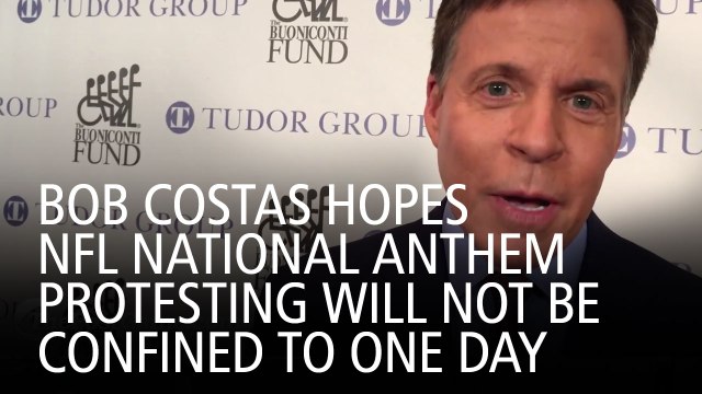 Bob Costas Hopes NFL National Anthem Protesting Will Not Be Confined To One Day