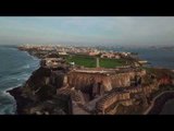 Drone Footage Shows Spectacular View of Spanish Fort in San Juan After Hurricane Maria