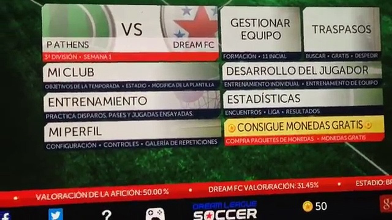 opción Multijugador Dream League Soccer para Android