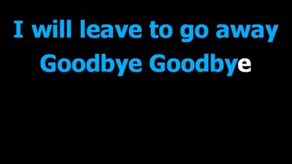 Goodbye -  John lennon -  Karaoke -  Lyrics