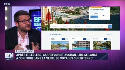 Le mot de la fin: Lidl se lance dans la vente de voyages sur internet - 23/09