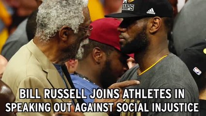 Bill Russell Shows Solidarity With Today's Athletes