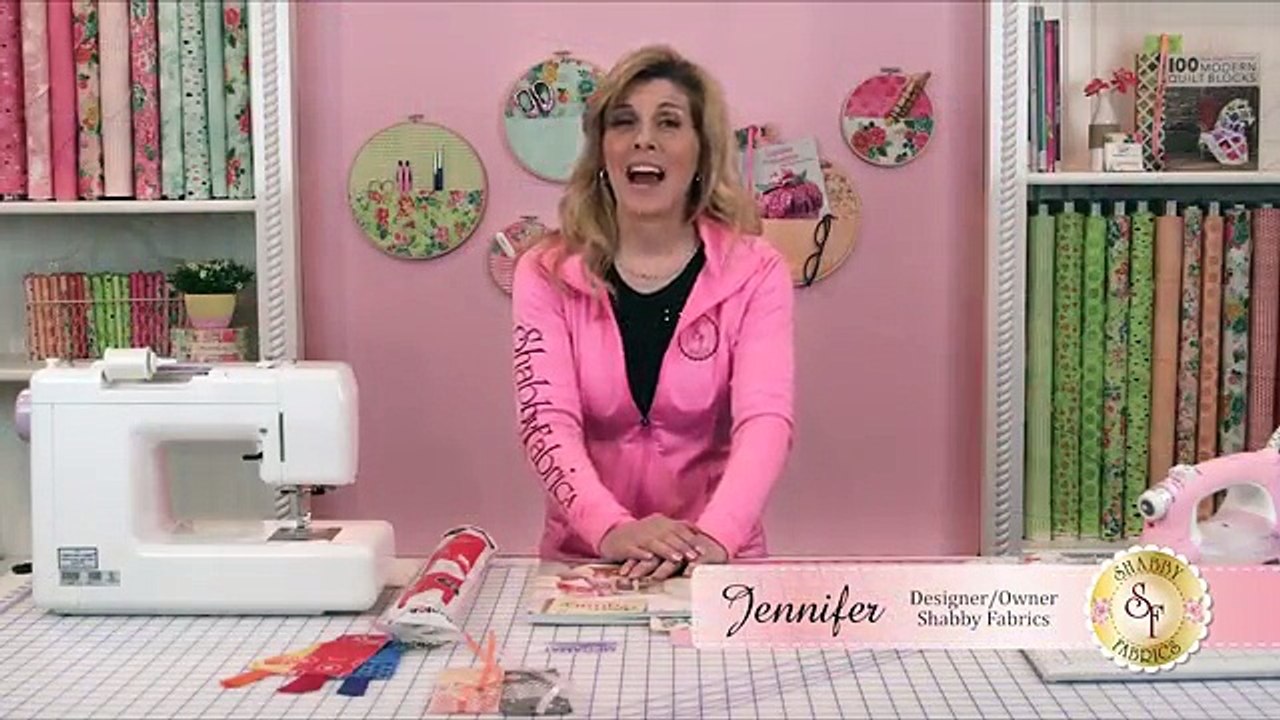 How to make Mini Charm Bookmarks | with Jennifer Bosworth of Shabby Fabrics