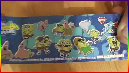 НУ ОЧЕНЬ ВКУСНЫЕ ДЕСЕРТЫ FINETI С СЮРПРИЗАМИ FINETI DIPS & STICKS Kinder Surprise ИГРУШКИ СПАНЧ БОБ