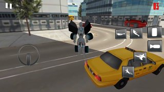 Flying Car Robot Simulator - Android Gameplay HD