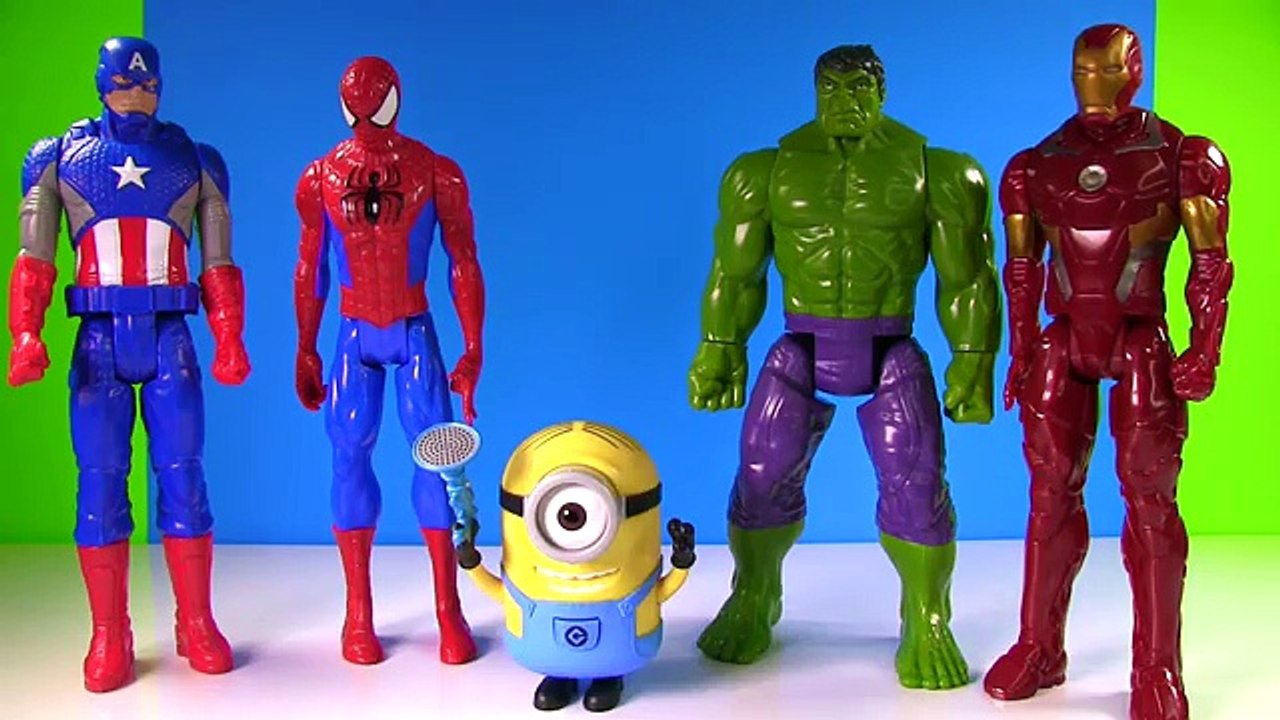 WRONG HEADS Superheroes Spiderman Captain America Minions Hulk Iron Man Surprises | Fizzy Toy Show