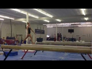 Nastia Liukin - Beam Training