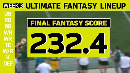 Ultimate Fantasy Lineup - Week 3