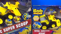 BOB THE BUILDER COLLECTION: FRONT LOADER AND EXCAVATOR SCOOP PULL BACK AND TOTAL CONTROL SCOOP