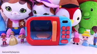 Sheriff Callie Learn Colors! Play-Doh Surprises with Magic Microwave Pretend Play!