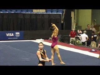 Aly Raisman - Floor - 2012 Visa Championships Podium Training