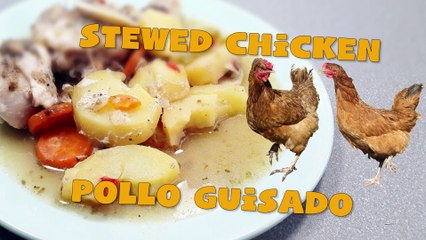 Pollo Guisado como lo haría tu abuela, Fácil, Rápido y Superbueno