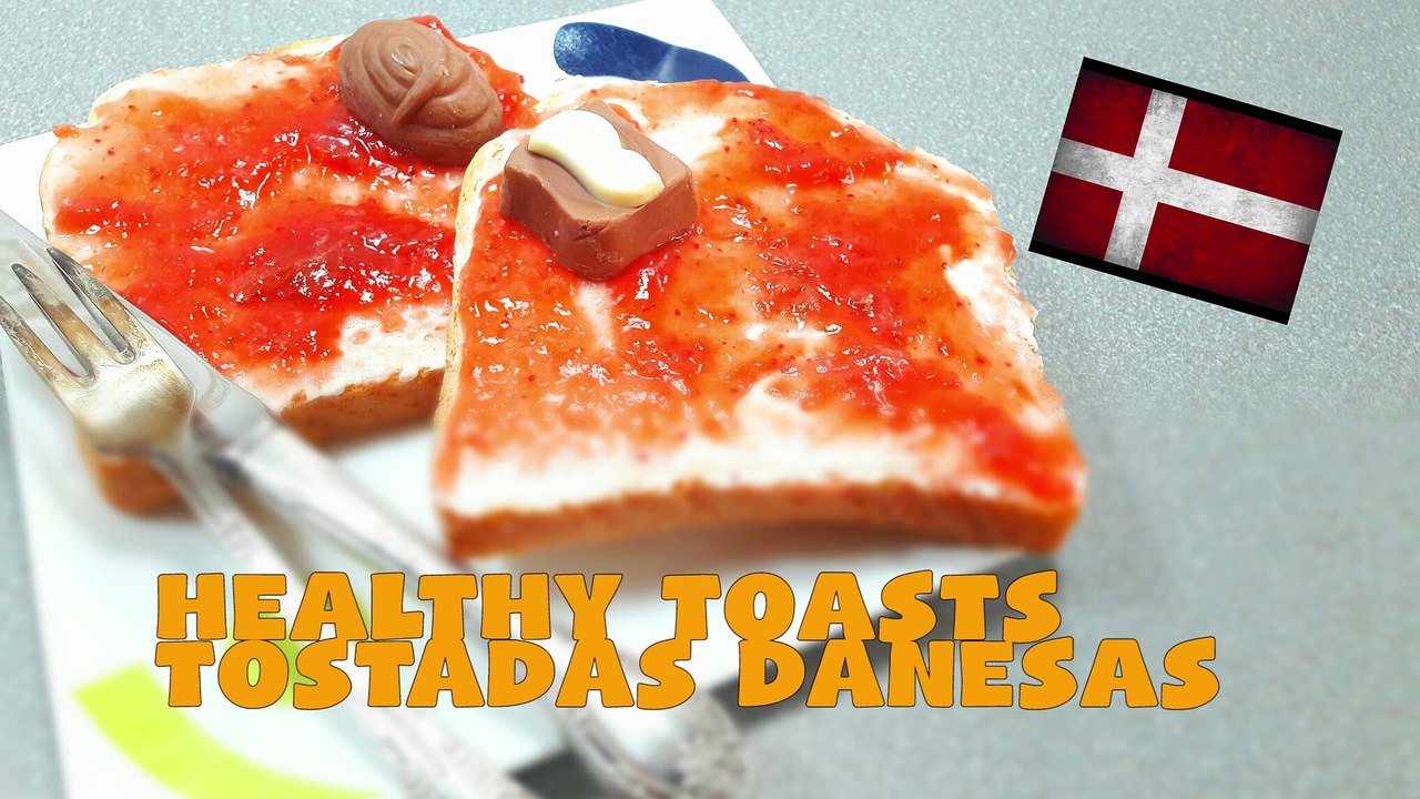Tostadas Danesas , Aún mejor que las tostadas francesas ! Saludables y superbuenas