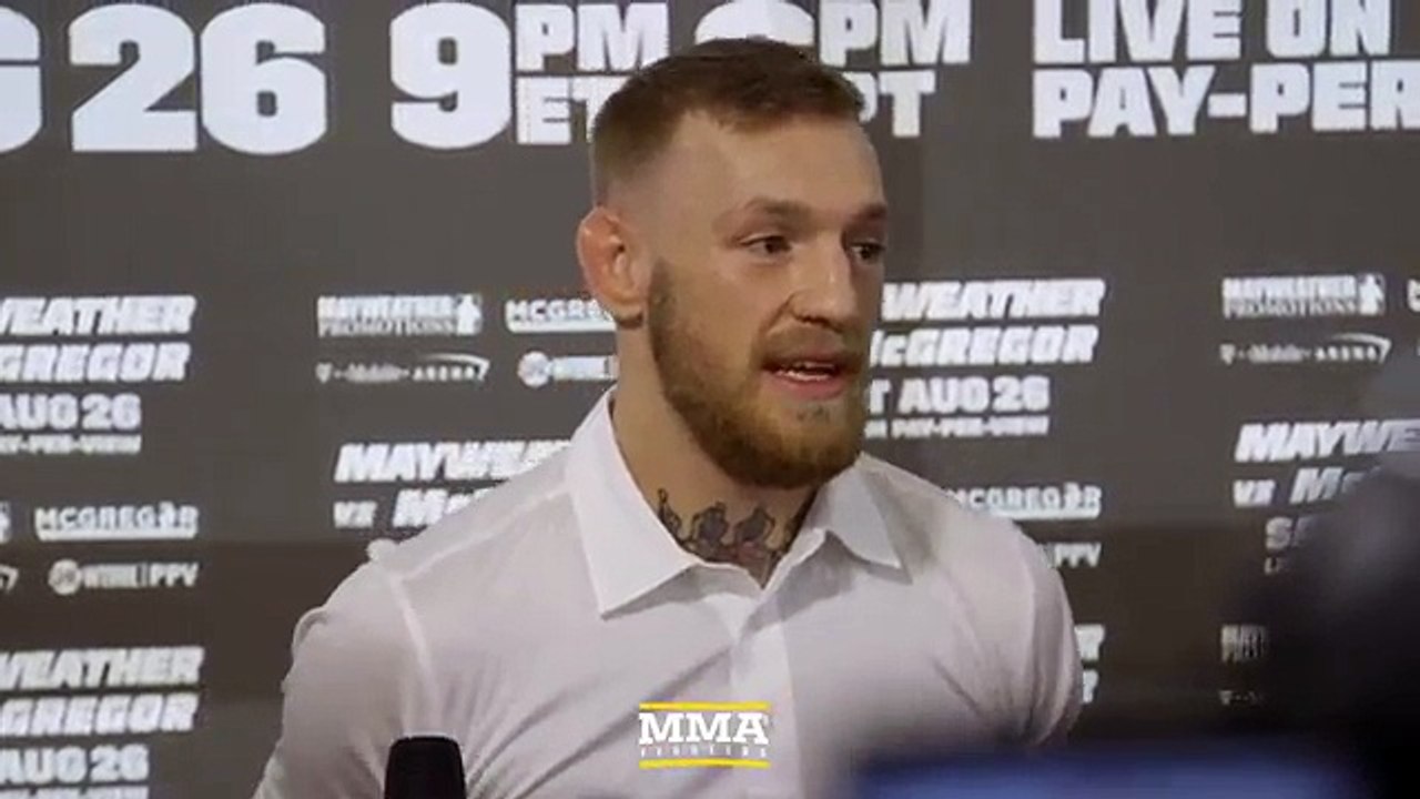 Conor McGregor Media Workout Scrum - MMA Fighting