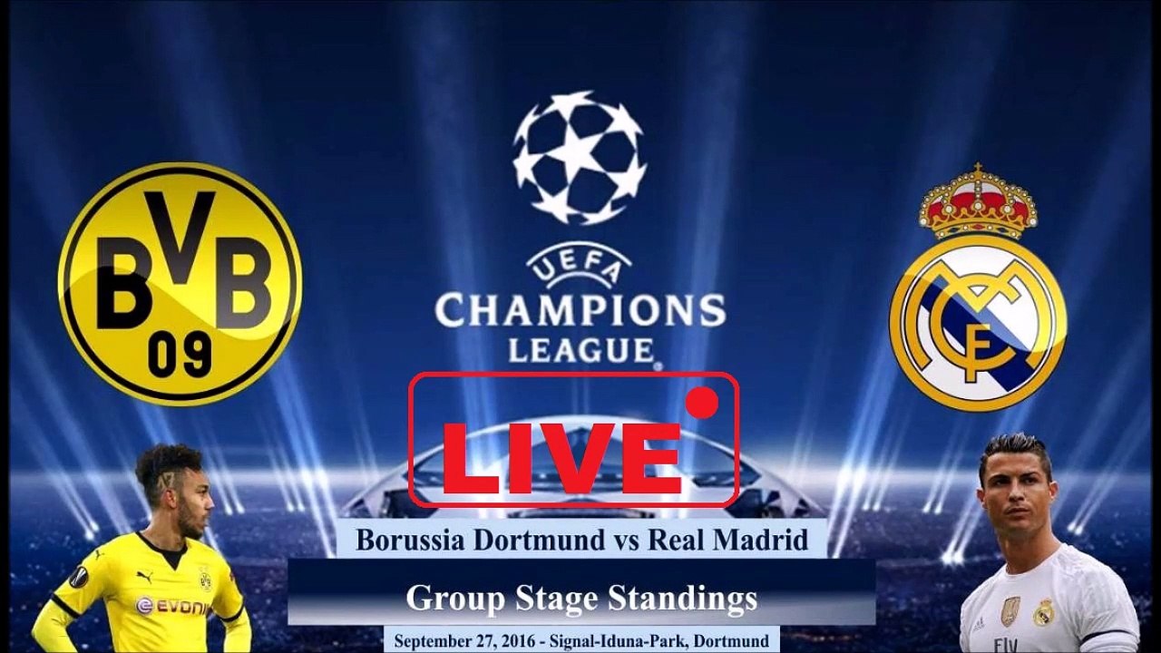 real madrid vs borussia dortmund live uefa champions league 2017