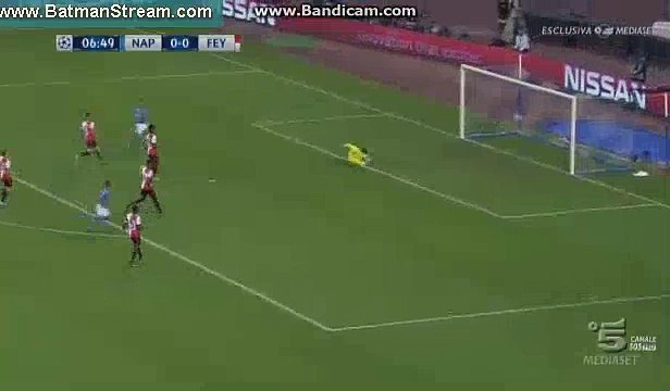 Lorenzo Insigne GOAL - Napoli 1-0 Feyenoord 26.09.2017