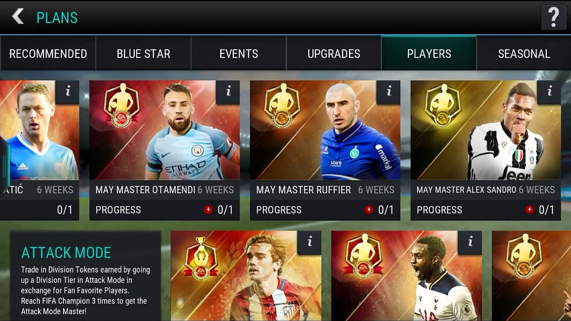 ALL ATTACK MODE RANK UP REWARDS PACK OPENING!! FREE ELITE PLAYERS#4 - (FIFA Mobile)