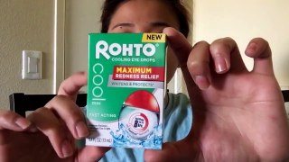Rohto cooling eyedrops maximum redness relief review. How to make eyes whiter