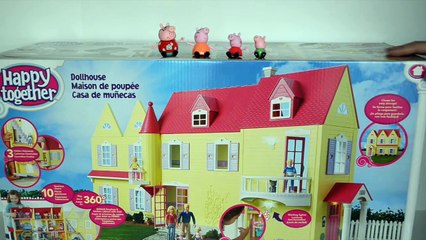 Download Video: Pig George Da Familia Peppa Pig abrindo Casa Mansao!!! Em Portugues Tototoykids