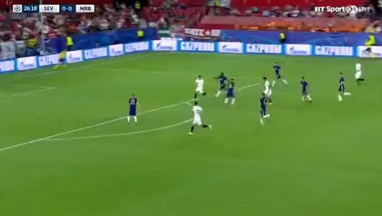 Wissam Ben Yedder GOAL - Sevilla 1-0 Maribor 26.09.2017