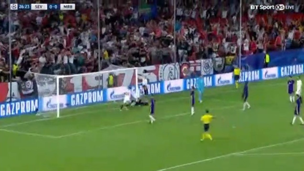 Wissam Ben Yedder GOAL - Sevilla 1-0 Maribor 26.09.2017