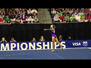 Mykayla Skinner -- Floor -- 2012 Visa Championships -- Sr. Women -- Day 1