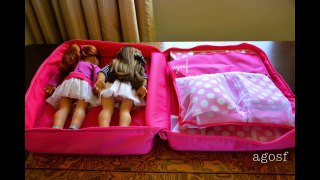 How to Pack For Your American Girl Doll ~ Hotel Overnight Stay!