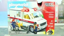 Playmobil Ambulance and Playmobil Police Car EMERGENCY Playmobil Police Station ToysReview PiToys