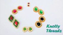 How to make Earring Studs / Patches at Home | Tutorial !!