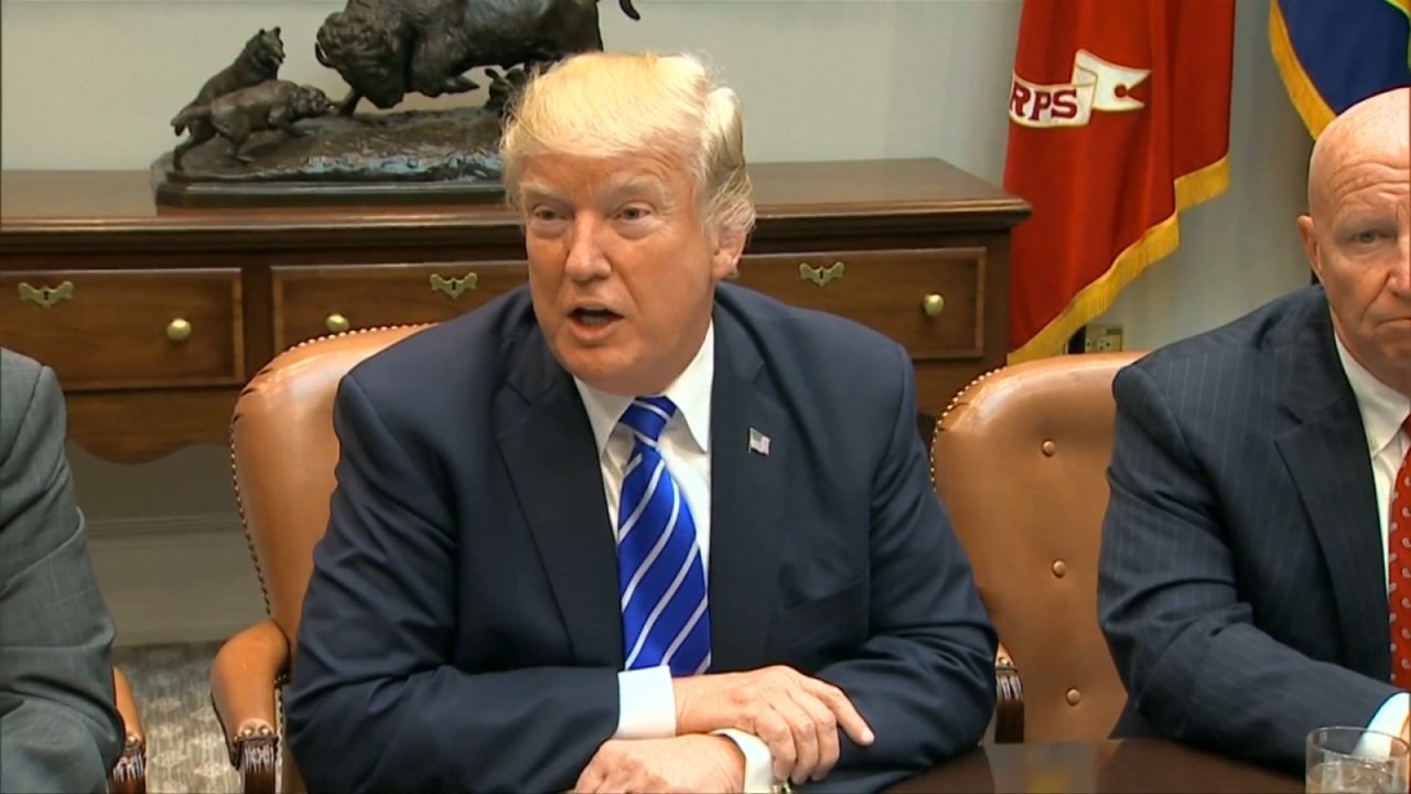 President Trump addresses damage to Puerto Rico caused by Hurricane Maria