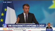 Macron veut accueillir des militaires européens dans l'armée française
