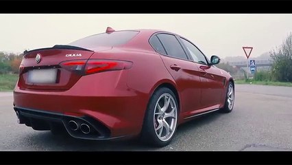 Giulia Quadrifoglio meets Audi S4 V8 on German Autobahn ✔