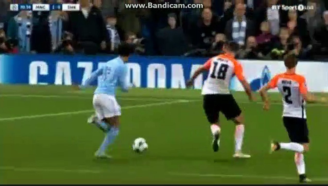 Sergio Aguero Missed Penalty HD - Manchester City 1-0 Shakhtar 26.09.2017