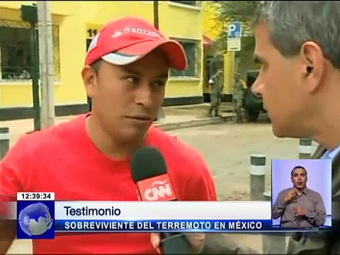 Dramáticos testimonios de sobrevivientes en México