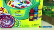 Crayola Spin Art Maker Paint Toy For Kids Disney Cars Toys Ryan ToysReview