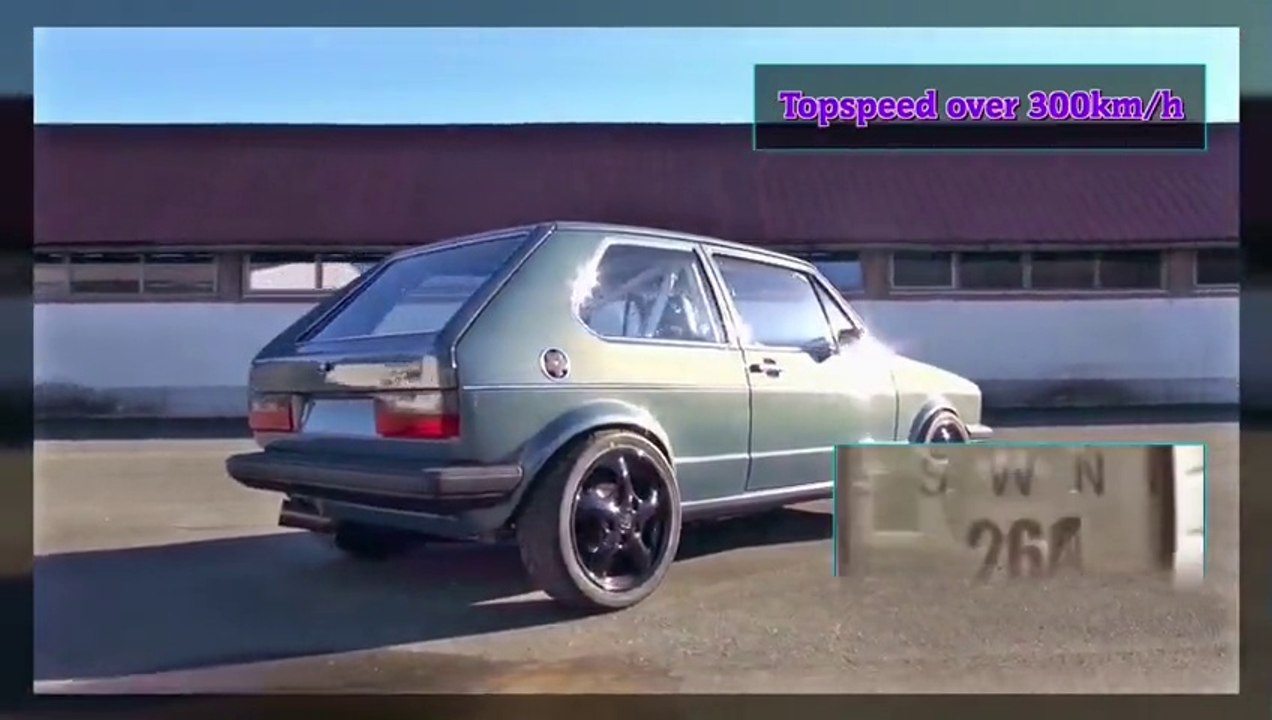 Cette moto R1 se fait doubler et ridiculiser par une Golf MK1 sur l'Autoroute